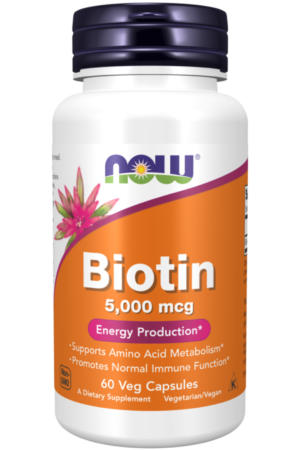 Now Biotin 5000mcg Caps 60's